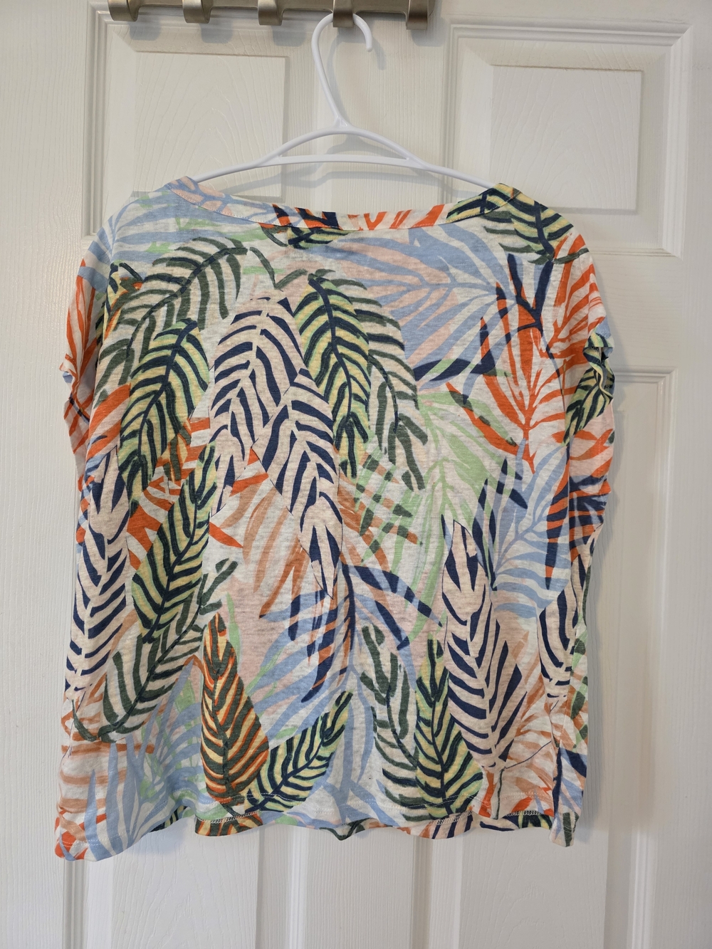 Short Sleeve Linen Shirt | SZ Medium - Picture 6 of 8